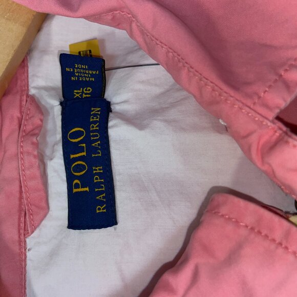 Polo Ralph Lauren Chore Work Jacket Poplin Pastel Colorblock Women Size XL $248 - Picture 9 of 12